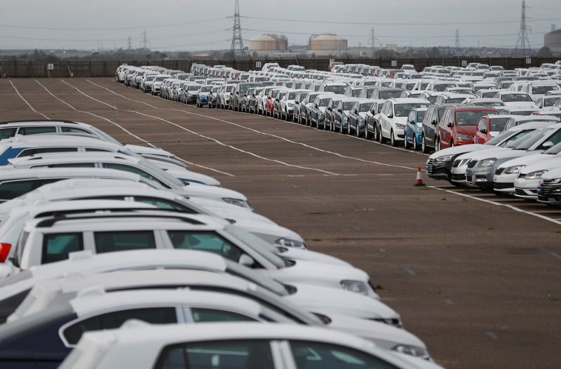 UK car output up a third after slump but sector warns of chip shortage