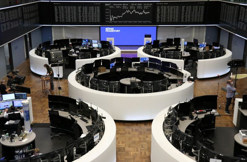 M&A rush, earnings power European stocks to new highs