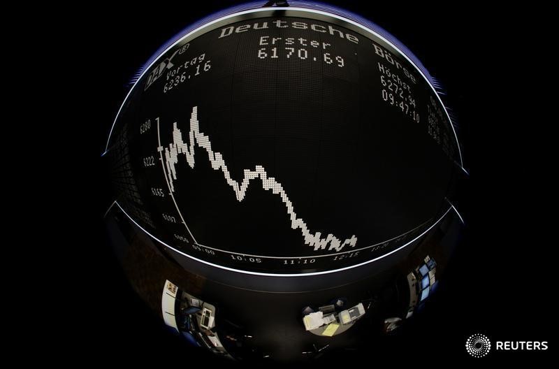 European Stock Futures Largely Lower; U.K. Retail Sales Slump