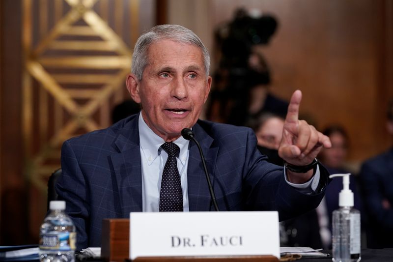 U.S. could control COVID by spring 2022 if more people get shots -Fauci