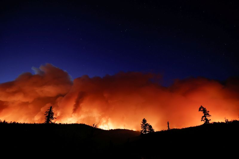 California's Caldor fire moves closer to more heavily populated areas