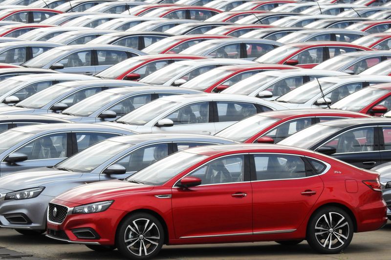 China vehicle sales fall for fourth month on chip shortages