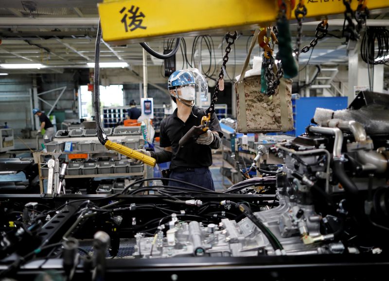 BOJ tankan to show manufacturers' Q3 mood down slightly from Q2
