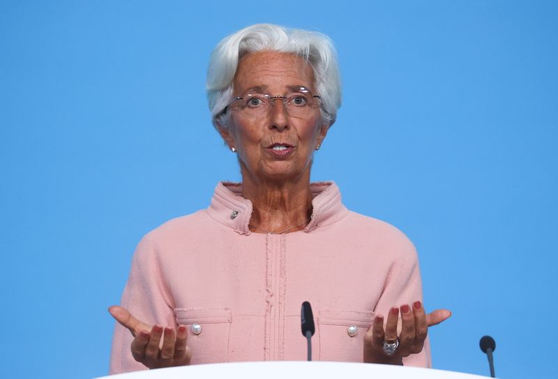 ECB's Lagarde keeps door open to higher inflation