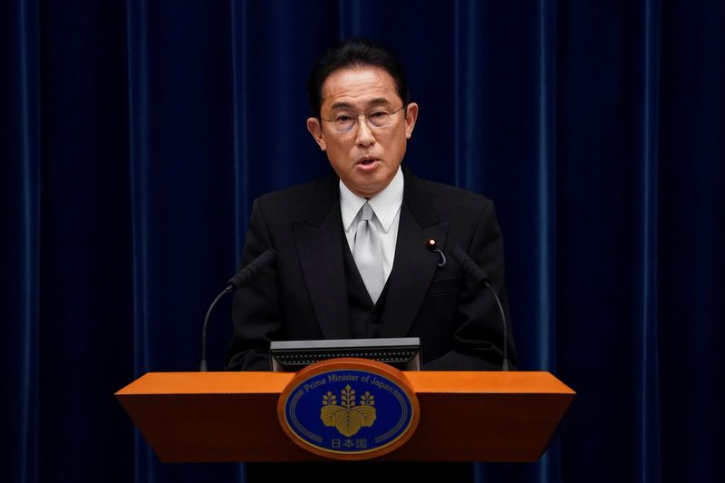 Japan's Kishida puts wage hike incentives ahead of higher capital gains tax