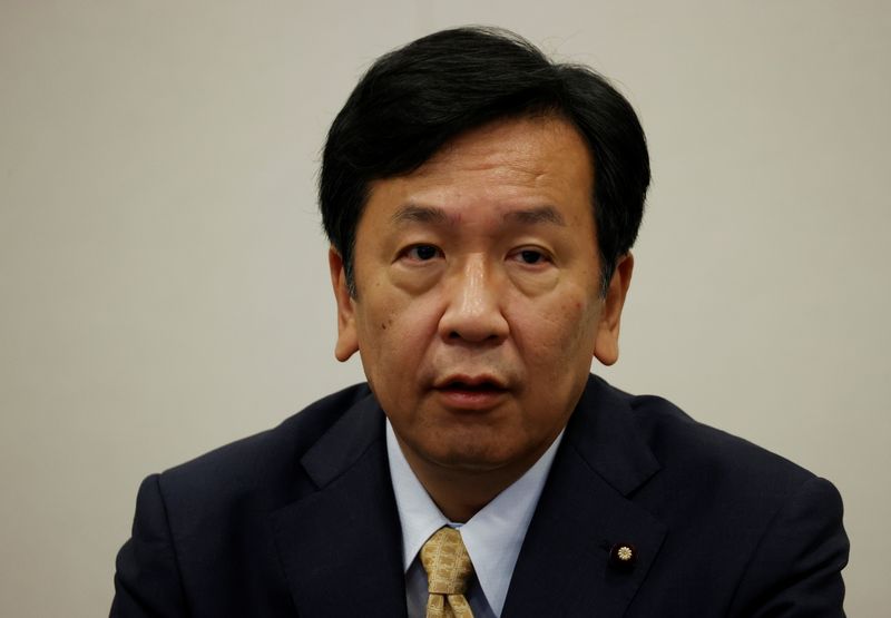 Japan's main opposition calls for 'wealth distribution first' ahead of election