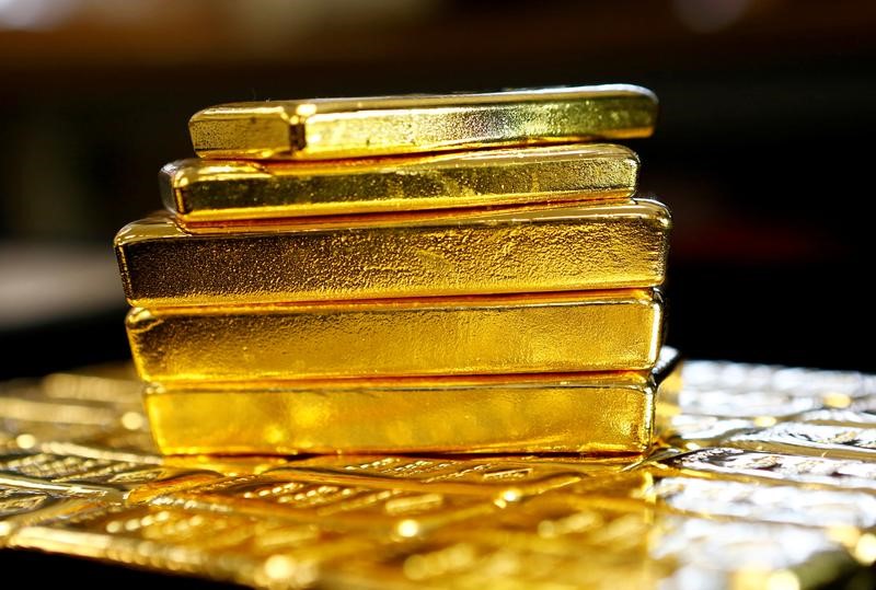 Gold Up as Dollar Inches Down, but Moves Small