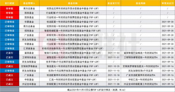 11月新发基金FOF占比近15%,热销新品或改变公募FOF配置逻辑
