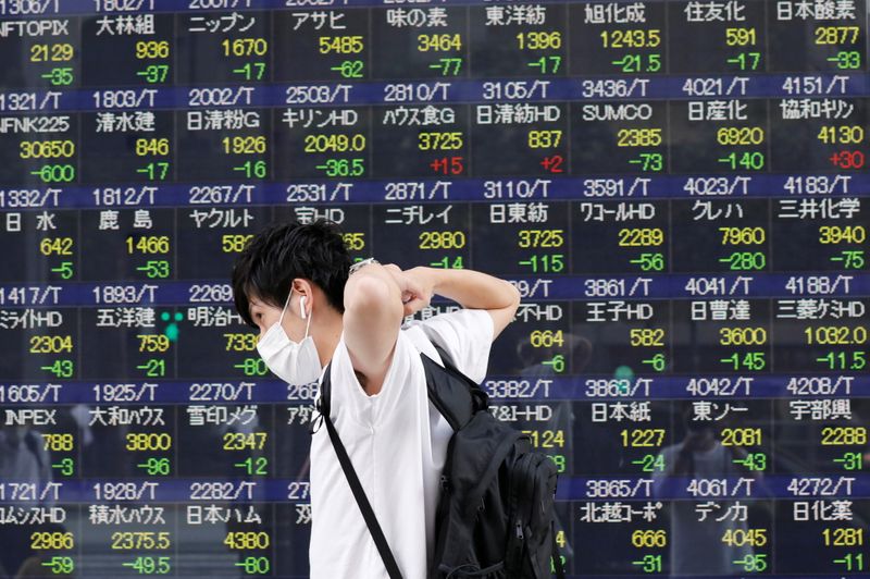 Asia shares inch higher ahead of China data