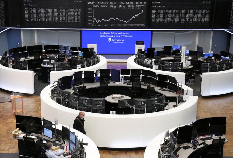 European shares hit two-week high as Omicron fears ebb