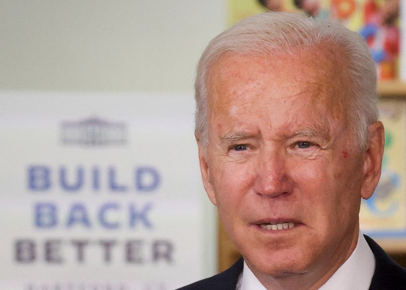 'Our work's not done' Biden says at one-year mark