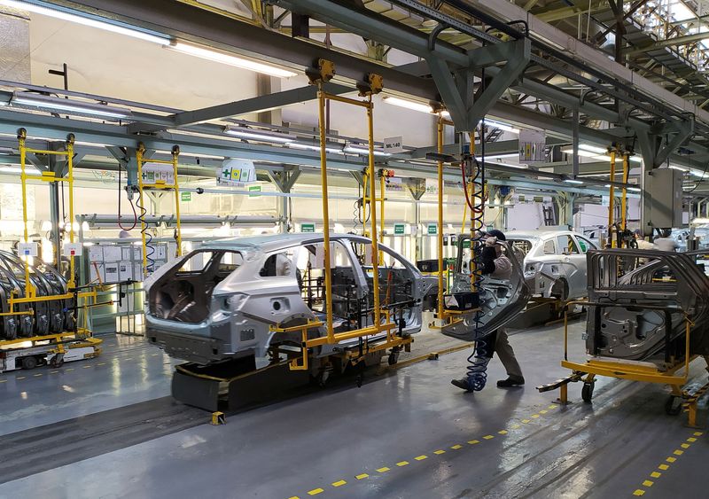 Russian carmaker Avtovaz may suspend some assembly lines on Monday due to components shortage