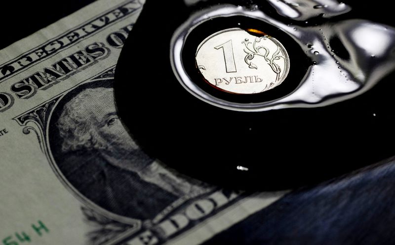 Rouble steadies near 80 vs dollar, stocks inch higher