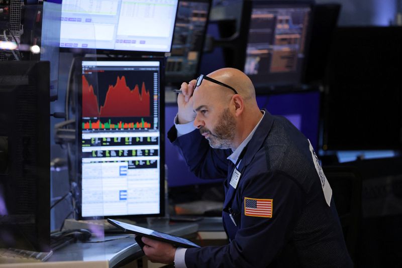 Wall Street ends down on fears inflation will force tougher Fed tightening
