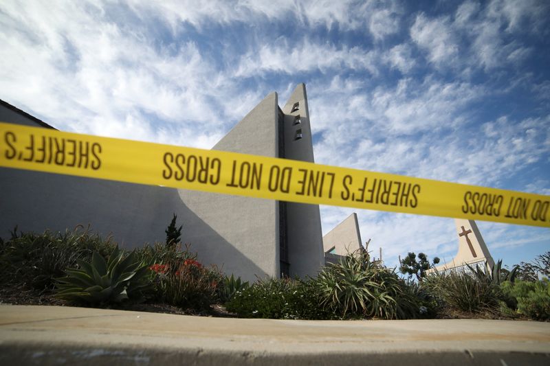Churchgoers hog-tie gunman after shooting in California church kills one