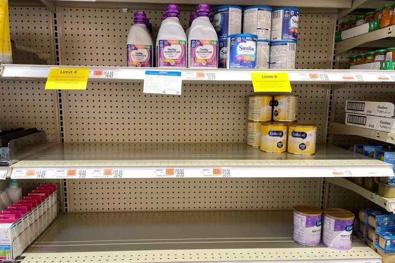 Exclusive-Danone ramps up U.S. baby formula shipments to address shortage