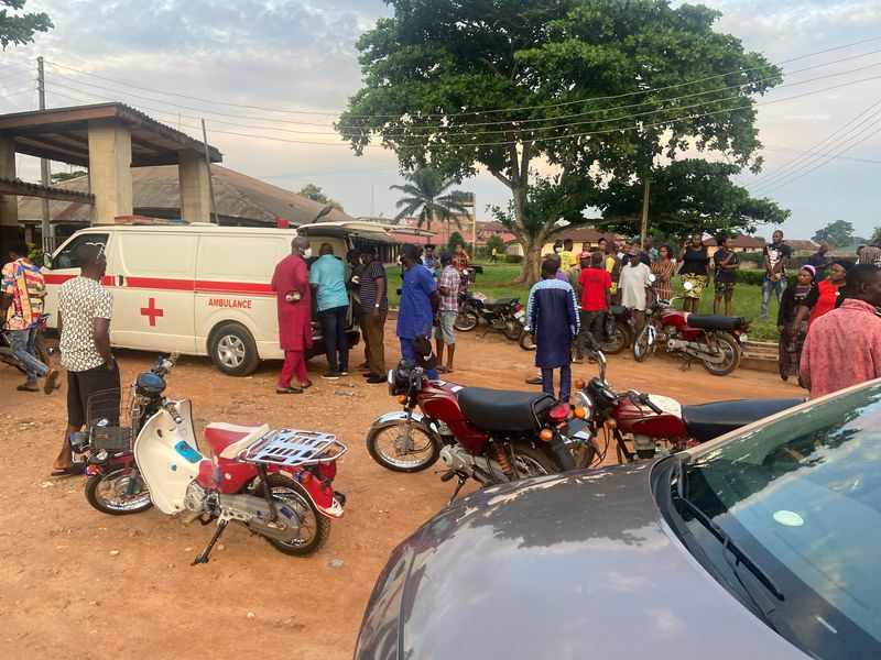 At least 50 killed in massacre at Catholic church in southwest Nigeria