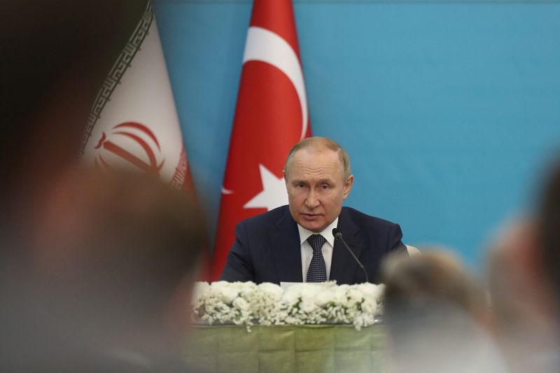 Putin says Ukraine did not make good on preliminary peace deal